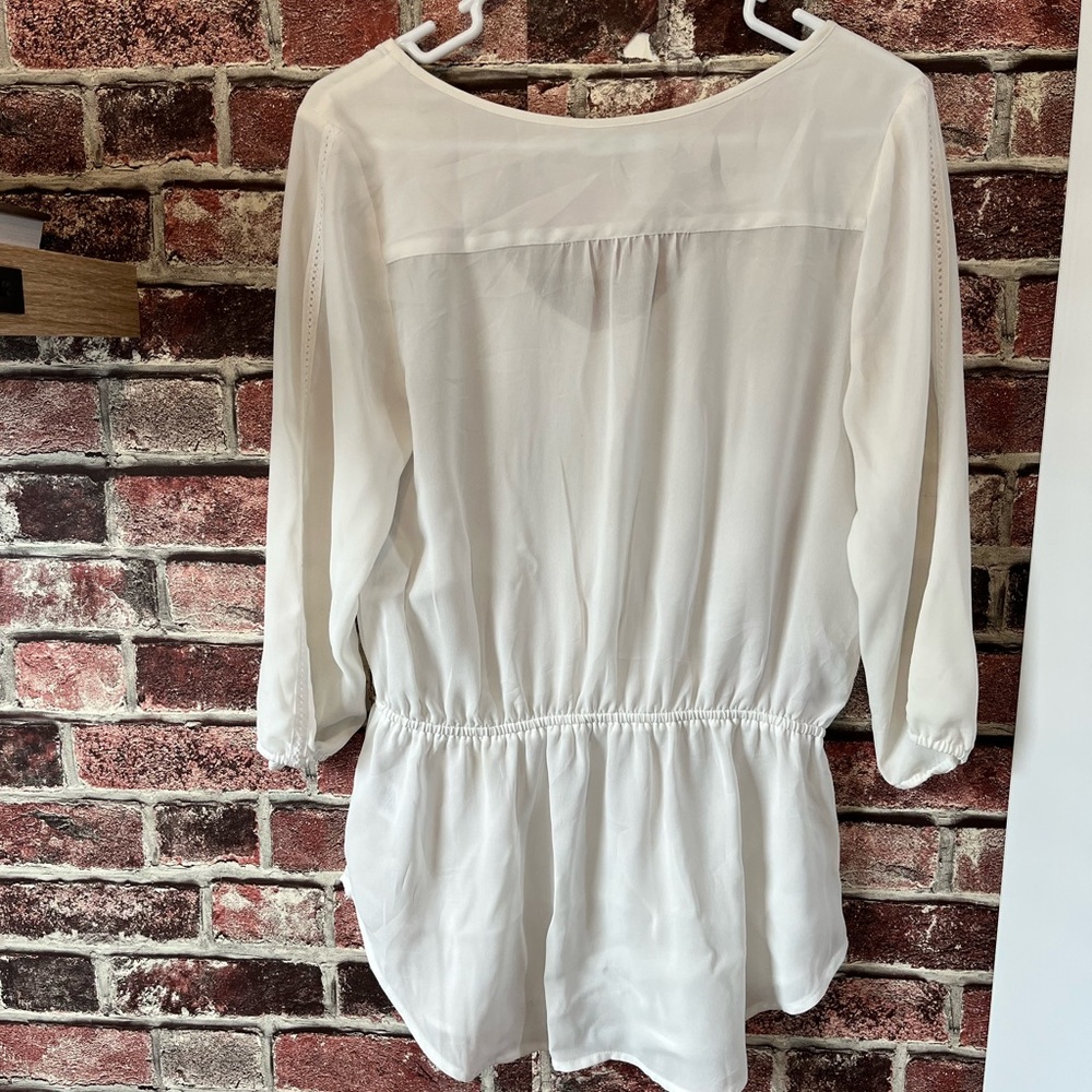 Small White Maurice’s Sheer Top